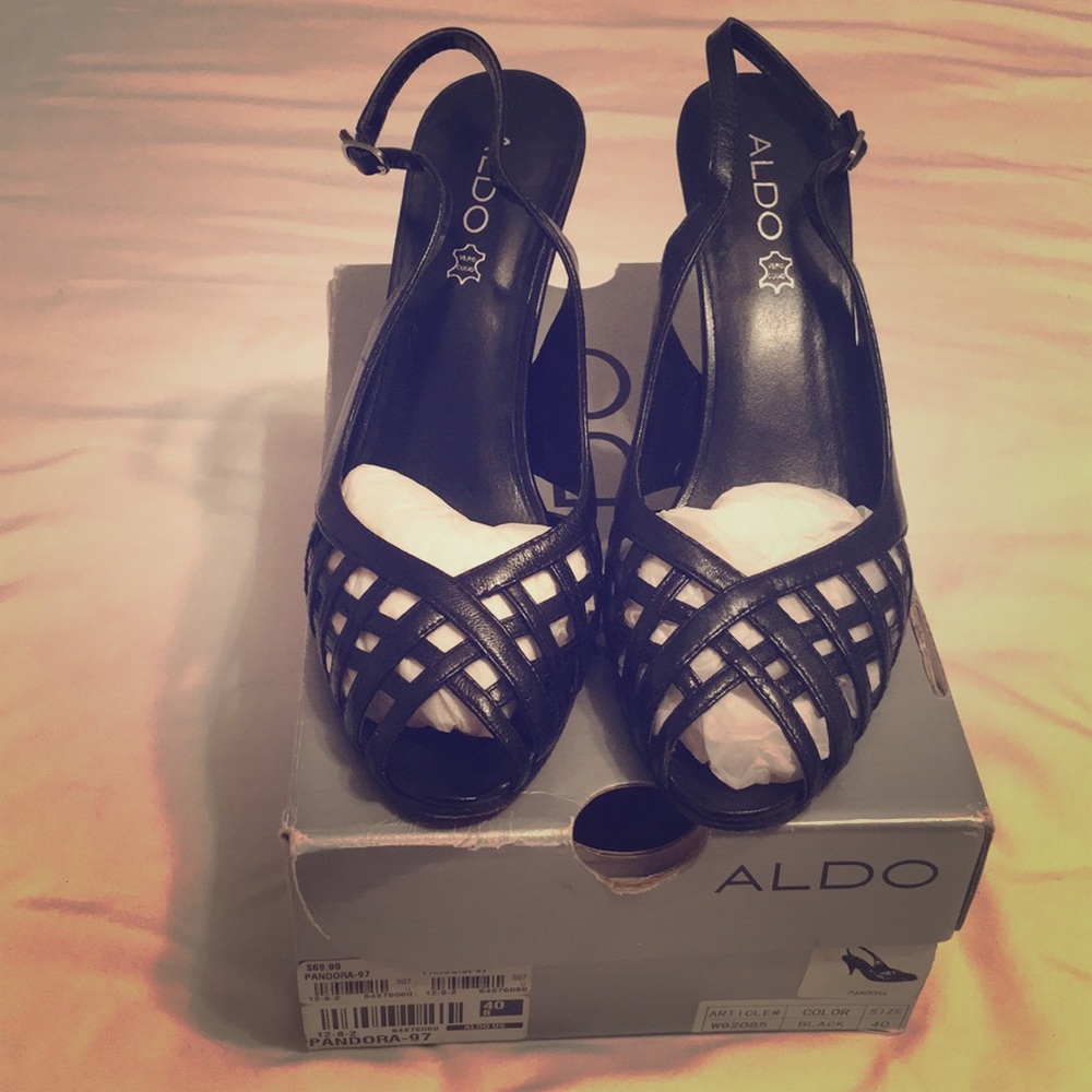 Cute black heels